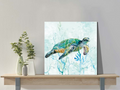 Sea Turtle Swim I - Canvas Print