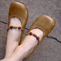 New Square Toe Retro Slip-On Women'S Shoes