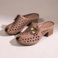 Elegant Retro Fish Mouth Women's Shoes