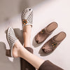 Elegant Retro Fish Mouth Women's Shoes