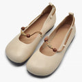 New Square Toe Retro Slip-On Women'S Shoes