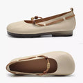 New Square Toe Retro Slip-On Women'S Shoes