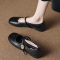 Fashionable And Beautiful Leather Women'S Soft-Soled Shoes