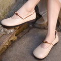 New Square Toe Retro Slip-On Women'S Shoes