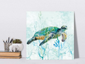 Sea Turtle Swim I - Canvas Print